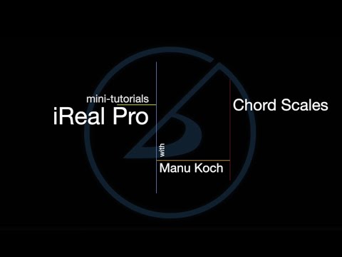 Practice scales with iReal Pro