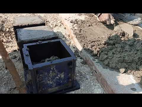 Concrete Cube Moulding "OR" Cube Mould Casting At Site/Cube Casting.