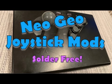 Neo Geo Solder Free Joystick Modifications