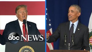 Trump battles Obama, bombshell book ahead of midterms