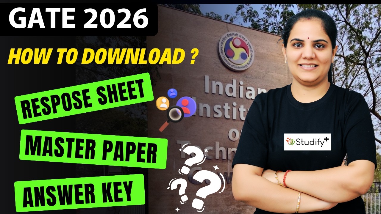 How to Download GATE 2026 Master Paper, Answer Key & Response Sheet | Step-by-Step Guide
