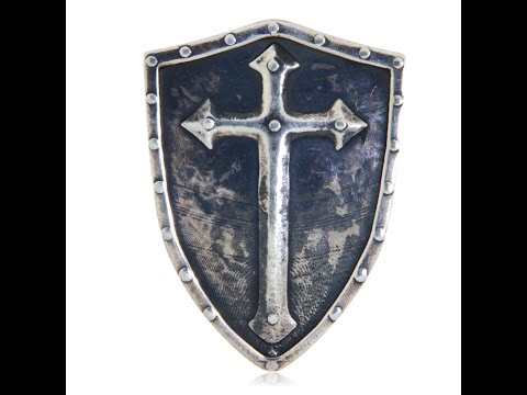 Pandant Argint 925 Scut Roman Medieval - Traditie si Onoare