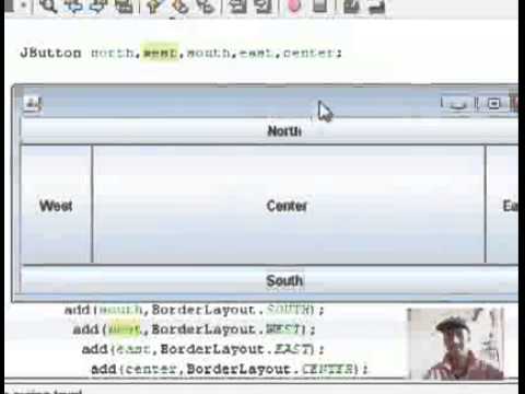 Netbeans Java Programming Tutorial Borderlayout Manager