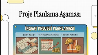 Şantiye Organizasyonu - Proje Başlangıç ve Planlama Aşaması