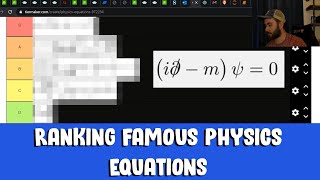 Ranking Famous Physics Equations