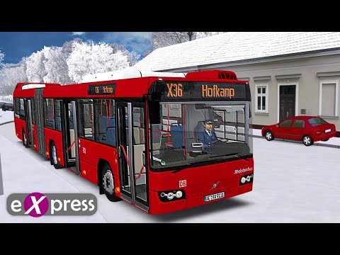 OMSI 2 Schnellbuslinie im Schnee ☆ Let's Play OMSI 2 | #999.3