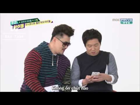 Vietsub Bèo Team 150304 Weekly Idol Niel, CAP, L Joe, Ricky