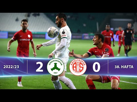 Giresunspor Kulübü Giresun 2-0 Antalyaspor Kulübü Antalya