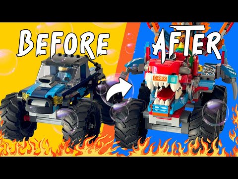 I UPGRADED Monster Truck LEGO SETS...