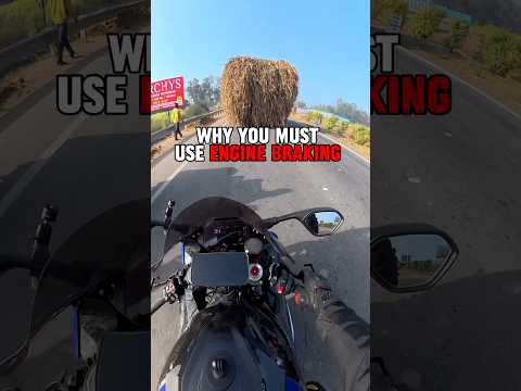 Why you must use ENGINE BRAKING❗️#motorcycletips #motorbike #biketips #motorcyclelife #tipsandtricks