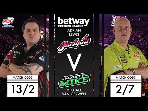 2017 Premier League of Darts Week 13 Lewis vs van Gerwen