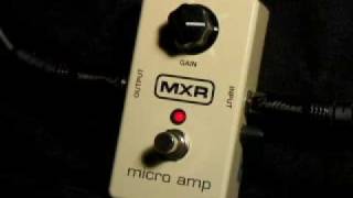 MXR Micro Amp Boost Pedal