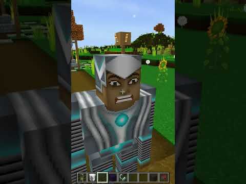EPIC Minecraft Iron Golem in Super Heroes Pack! #Shorts