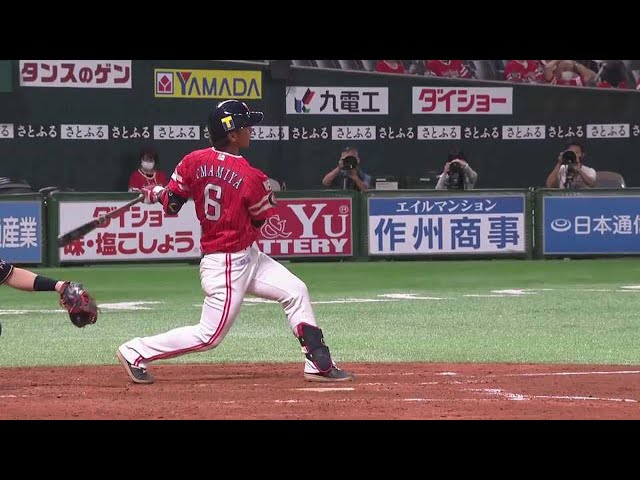 【4回裏】粘り打ち!! ホークス・今宮 値千金の同点のタイムリー2ベース!! 2021/7/11 H-B