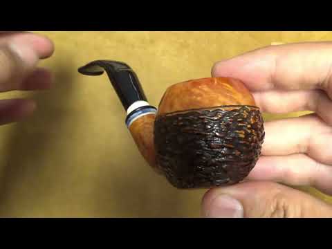 Pipa Santambrogio rusticata - Full Bent Apple - SS328