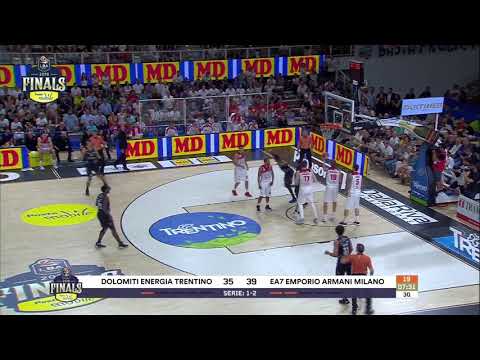 HIGHLIGHTS G4 LBA Finals PosteMobile/ Dolomiti Energia Trentino - EA7 Emporio Armani Milano 77-74