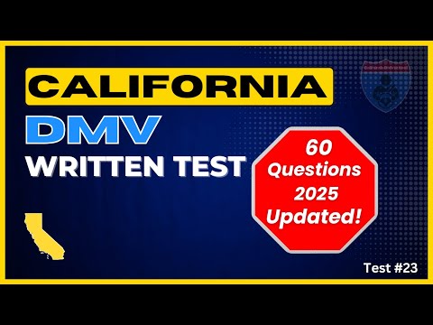 CA DMV Written Test | California DMV Permit Test