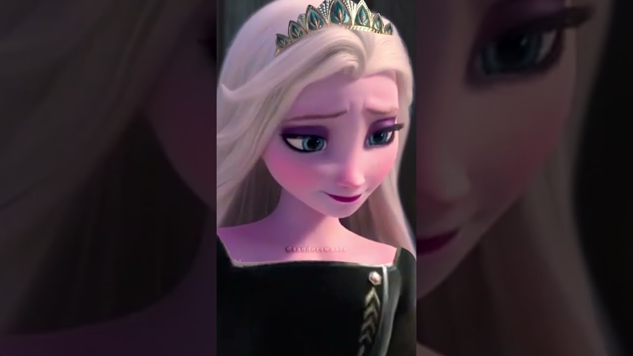 Queen Elsa coronation alternate scene 👑 #frozen3 #princess #barbie #elsa