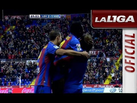Gol de Rukavina en propia puerta  (2-1) en el Levante - Valladolid - HD