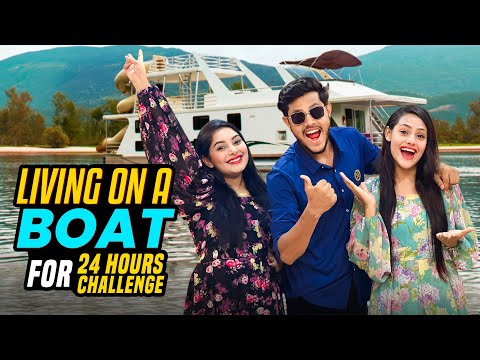২৪ ঘণ্টা নৌকায় থাকার প্রতিযোগিতা | Living On A Boat For 24 Hours Challenge | Rakib Hossain