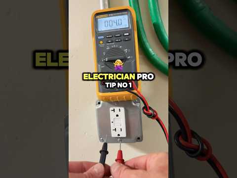How to Test an Outlet the RIGHT Way #electrical #electrician #multimeter