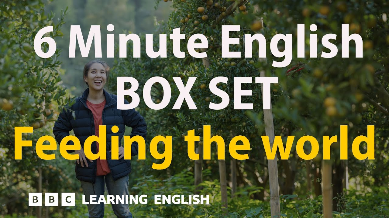 BOX SET: 6 Minute English - 'Feeding the world' English mega-class! 30 minutes of new vocab!