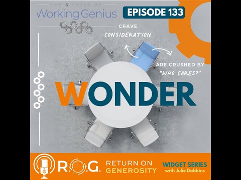 133. Working Genius | WONDER with Julie Dobbins