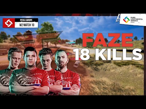 PUBG PCS5 • EUROPE Grand Finals - FAZE CLAN 18 KILLS