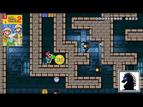 NS Super Mario Maker 2 - Story Mode - Job #5: The Mystery of the Haunted Manor