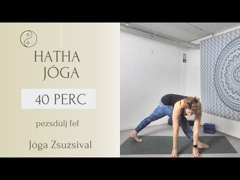 40 perc HATHA JÓGA - pezsdülj fel! - Jóga Zsuzsival