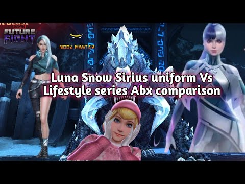 [MFF] Luna Snow Sirius uniform Vs Lifestyle Series Abx Comparison | Noobmaster | MARVEL Future Fight