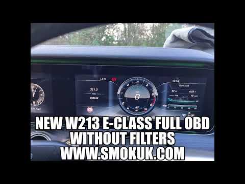 NEWSHAPE MERCEDES W213 (Mileage Correction) Instrument Cluster lower with SMOK Buy www.smokuk.com