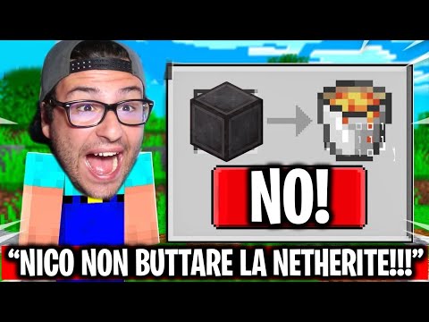 NICO DICE SEMPRE NO PER 24 ORE AI SUOI AMICI *SIAMO CATTIVI* - Minecraft