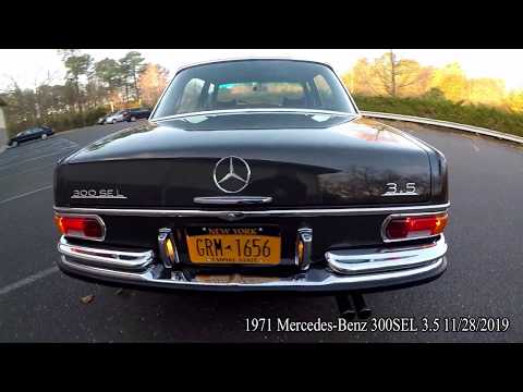 1971 Mercedes-Benz 300SEL 3.5 Functionality of Options 11/28/2019
