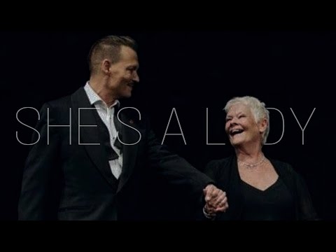 johnny depp + judi dench | she's a lady