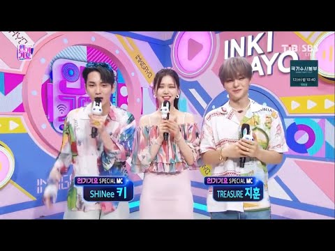 KEY(SHINee) & JIHOON(TREASURE) - SPECIAL MC SBS INKIGAYO 230709