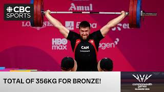 Xavier Lusignan claims Commonwealth Games weightlifting bronze on Day 7