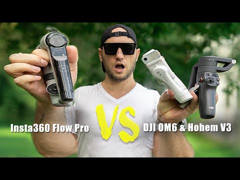 Best AI gimbal 2024 - Insta360 Flow Pro vs DJI OM6 vs Hohem iSteady v3