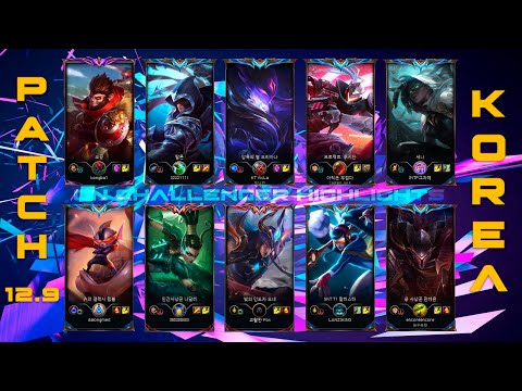 KOREA Challenger Match #433 Highlights Patch 12.9
