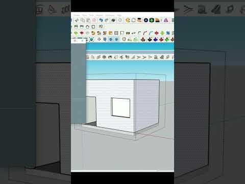 How To Create Groove Easily in SketchUP 2023 by Using Plugin 1001 bit too #sketch #ba #groove  #art
