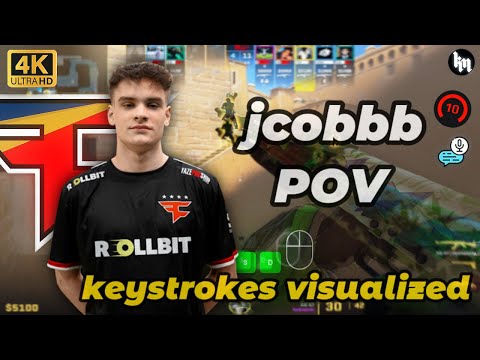 jcobbb POV with Keystrokes Visualized (mirage) FACEIT Ranked | (Ep.18)