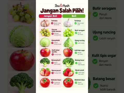 Jangan Salah Pilih, Cek 7 Bahan Segar Ini Sebelum Masuk Keranjang #ibudanayah