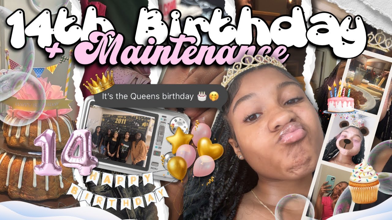 MY 14TH BIRTHDAY + MAINTENANCE VLOG🩷🎂 ★ birthday, gifts, friends, etc ★ Vlogmas 5🎄 ★