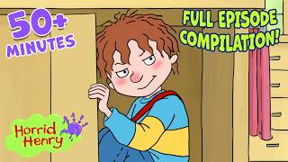 Henry Sneaks Into School | Season 4 Clip Compilation | Horrid Henry | 50+ MINS