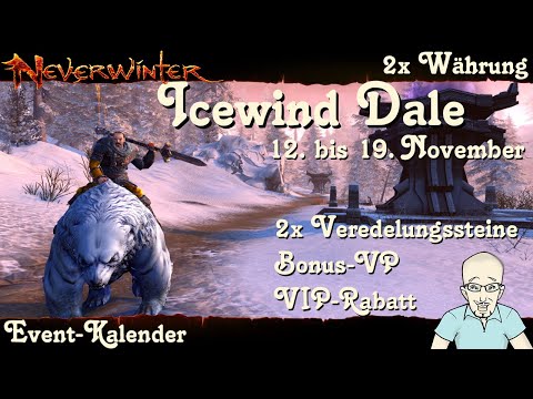 NEVERWINTER: Event-Kalender 2x Währung Icewind Dale + 2x Veredelungssteine 12.-19. Nov. -PS4 deutsch