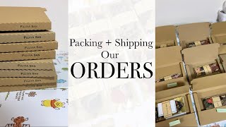 Packing Our Orders - Japanese Handmade Etsy Small Business ( Studio Vlog )
