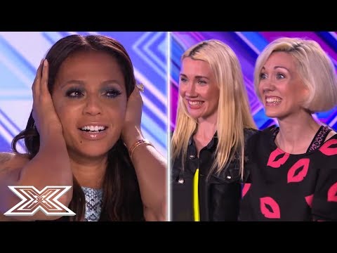 Can These Sisters Ever Stop SCREAMING! | X Factor Global
