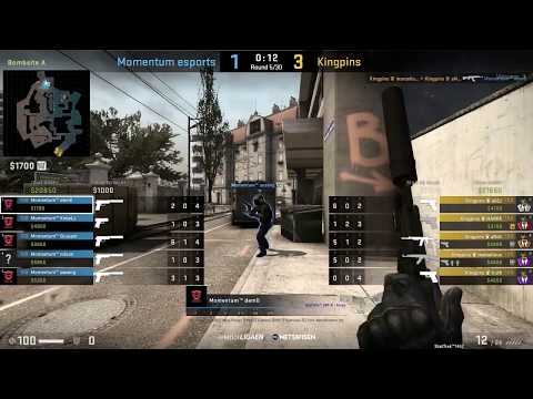 CS:GO: Telenorligaen Fall 2018 - Round 3: Momentum vs Kingpins(full match)