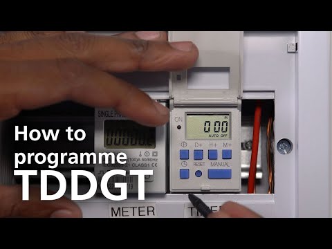 TDDGT Digital Geyser Timer - Programming tutorial