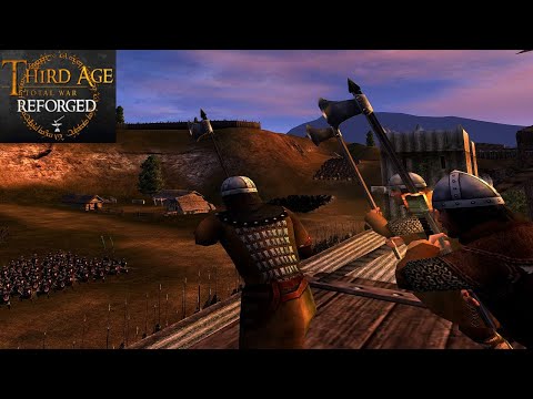 RHUDAUR ARMY MARCHES ON TIRDHUIN (Siege Battle) - Third Age: Total War (Reforged)